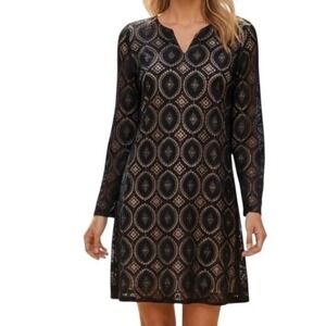 Coolibar Shift Dress Black Medium‎